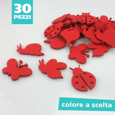 SILHOUETTE KIT IN FELT INSECT MIX - SIZE OF YOUR CHOICE