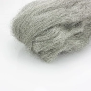 LANA CARDADA GRIS/BEIGE 50 g