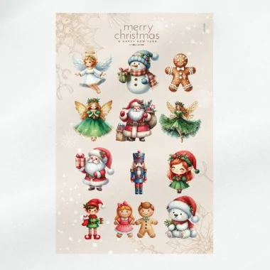 Christmas characters to cut out