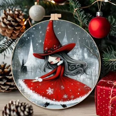 Kerstballen in Dun Vilt 20 stuks ø 10 cm - feestelijke dieren - kabeljauw.184|IDEEINFELTRO.COM 2