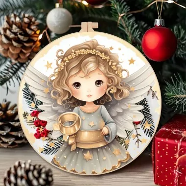 Large Format Christmas Images - Teddy soft felt Panel - code UP053|IDEEINFELTRO.COM 2