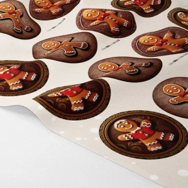 Bolas de Navidad en tela de fieltro 20 piezas ø 10 cm - animales festivos - cod.184|IDEEINFELTRO.COM