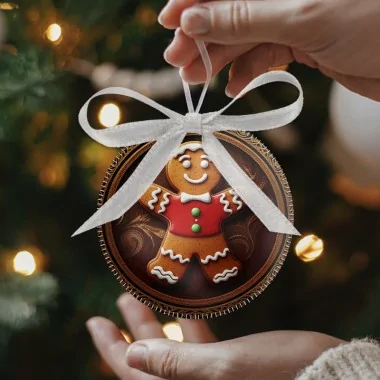 Bolas de Navidad en tela de fieltro 20 piezas ø 10 cm - animales festivos - cod.184|IDEEINFELTRO.COM 2