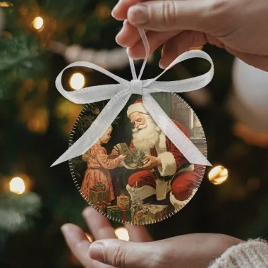 Weihnachtskugeln in Filzstoff 20 Stück ø 10 cm - Nikolausbären - cod.188|IDEEINFELTRO.COM 2