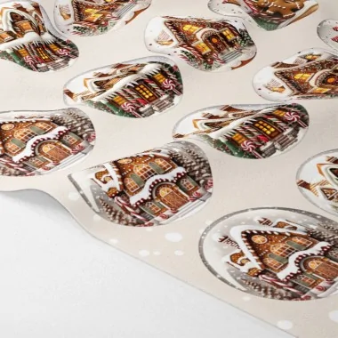 Kerstballen In Dun Vilt 24 stuks - Kitten en decoratie|IDEEINFELTRO.COM