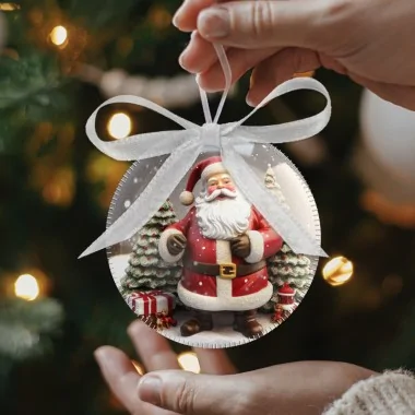 Kerstballen om in te vullen Dun Vilt 20 stuks ⌀ 10 cm - Beschrijving onderwerp - code 165 2