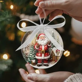Christmas balls to be stuffed in soft felt 20 pieces ⌀ 10 cm - Subject description - code 165