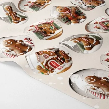 Boules de Noël en tissu feutre 20 pièces ø 10 cm - animaux de fête - cod.184|IDEEINFELTRO.COM