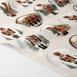 Palline di natale in pannolenci 20 pezzi ø 10 cm - schiaccianoci natalizi - cod.221|IDEEINFELTRO.COM