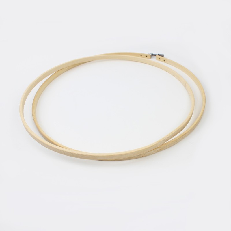 Telaio da ricamo in bamboo - diametro 30,5 cm|IDEEINFELTRO.COM
