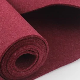 Vanzare rola on-line fetru visiniu 140 cm x 5 m x 3.5 mm