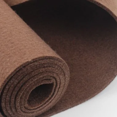 Vente en ligne rouleau feutrine marron 140 cm x 5 m x 3,5 mm