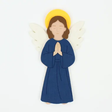 Aankondiging angel - diy kit in vilt