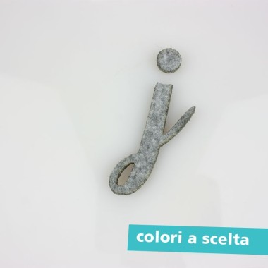 COLORED FELT LETTER - "g" ITALIC