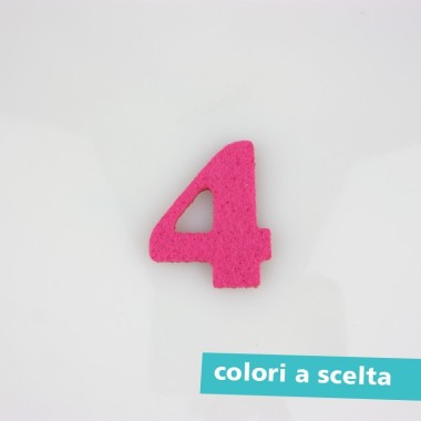 NUMBER IN COLORFUL FELT - "1"