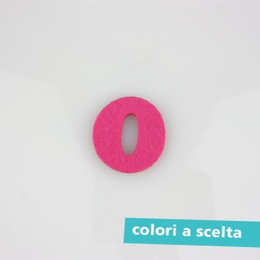NUMBER IN COLORFUL FELT - "8"