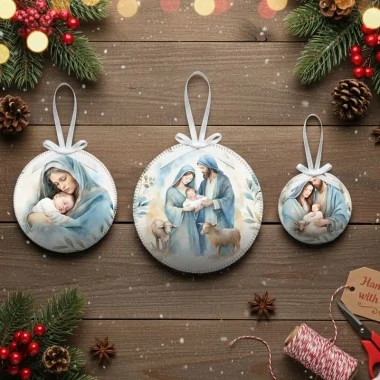 Boules de Noël à farcir