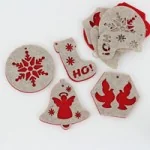 Formas y decoraciones navideñas