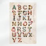 Alfabeto y números navideños