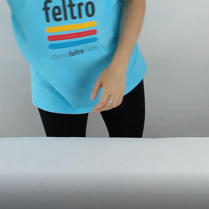 Video: Feltro Viola 50X70 Cm